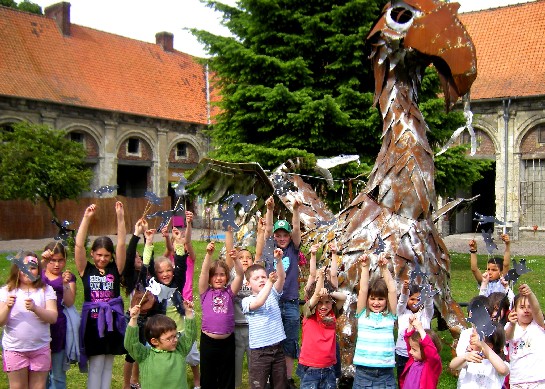 Atelier de thtre d'ombres aux Chimres de Bernicourt